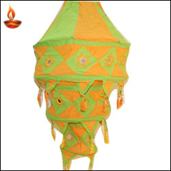 "Diwali Auspicious Cloth 2 step Lamp - Click here to View more details about this Product